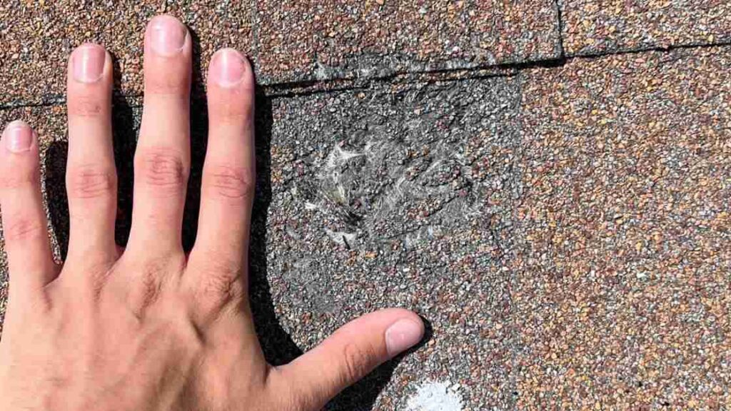 hail damage to roof found after storm impact report was requested