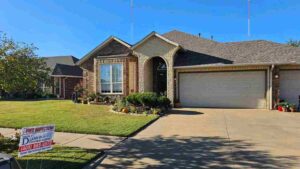 residential home in Oklahoma City with winter roof leaks