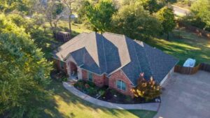 after photo of residential home in Harrah, OK with new roof