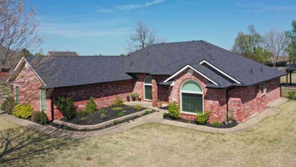 completed full roof replacement in Choctaw, OK in 2025 by Triple Diamond Construction