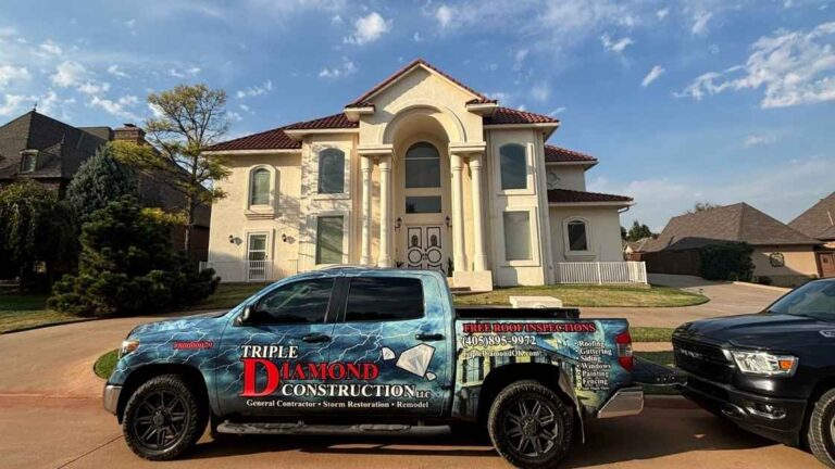 exterior of residential home in Oklahoma City after storm showing how hail damage affects home value