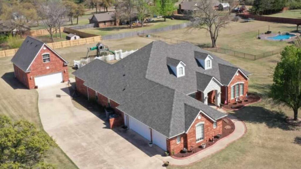 Finished new roof installation Choctaw, Oklahoma