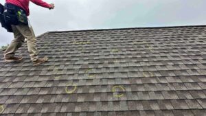 Triple Diamond Construction on residential home giving advice on why regular roof inspections are critical in Oklahoma