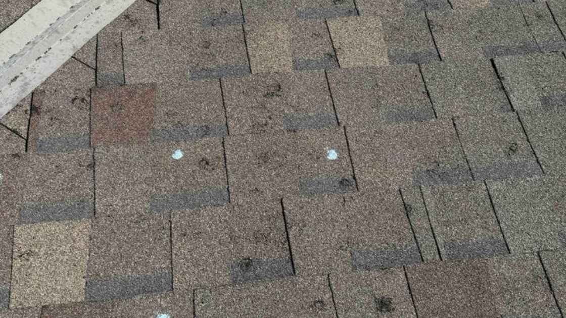 dents on roof shingles are hidden signs of hail damage