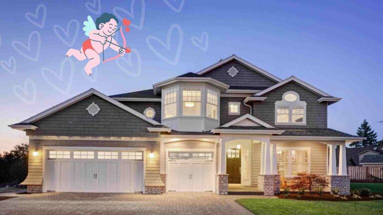 residential home in oklahoma city with cupid above it detailign ways to show your roof some love this Valentine's Day